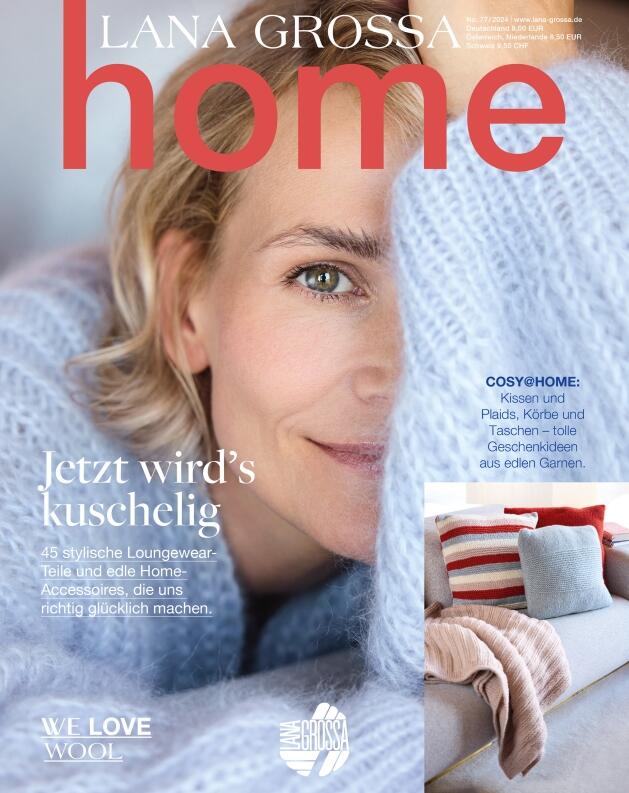 Lana Grossa Home Ausgabe 77 Wohnen mit Wolle