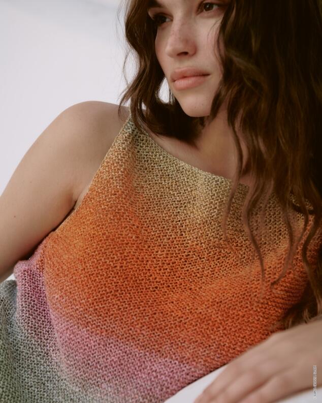 Lana Grossa Linea Pura Nr. 16 Modell 02 Top Mare