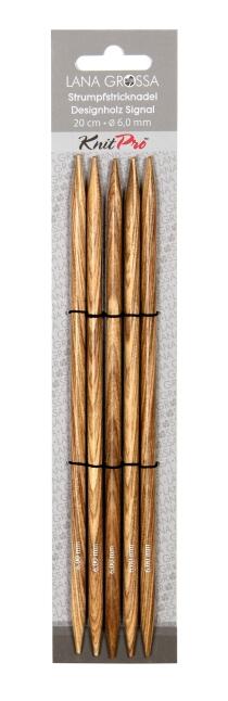 Lana Grossa / KnitPro - SIGNAL Holz Nadelspiel 20cm