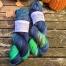 FuF Handdyed-Edition - Sockenwolle 100g Halloween 2023 Farbe: Gruselnacht
