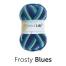 West Yorkshire Spinners Colour Lab DK Striped Prints Farbe: Frosty Blues