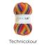 West Yorkshire Spinners Colour Lab DK Striped Prints Farbe: Technicolour