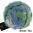 choppel Wolle Wunderklecks - kunstvoll bemaltes Sockengarn Farbe: Green Tea