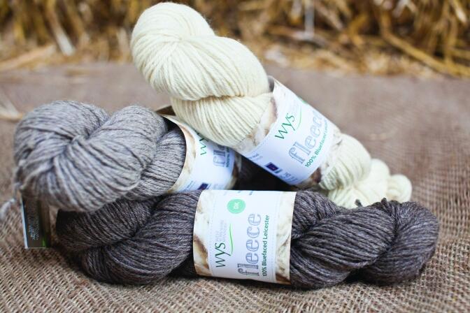 WYS Bluefaced Leicester FLEECE DK - Natural Collection 100g
