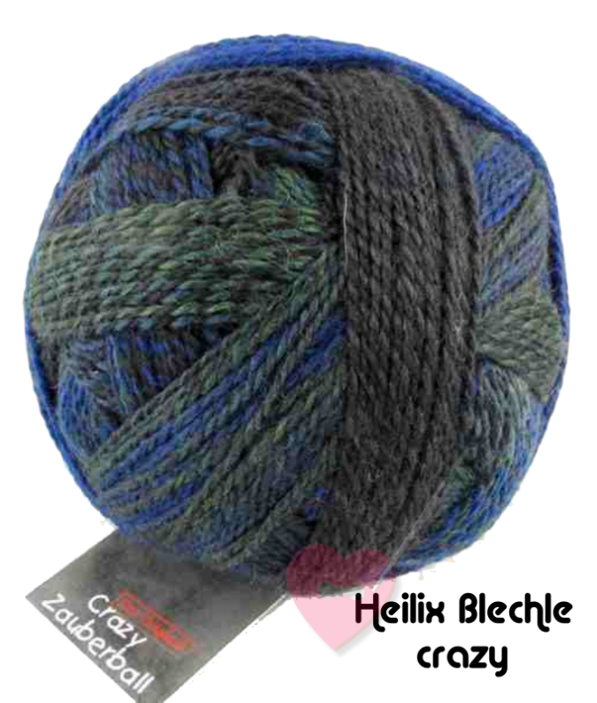 Schoppel Zauberball Crazy 4-fach Sockengarn in vielen kreativen Färbungen Farbe 2178 Heilix Blechle