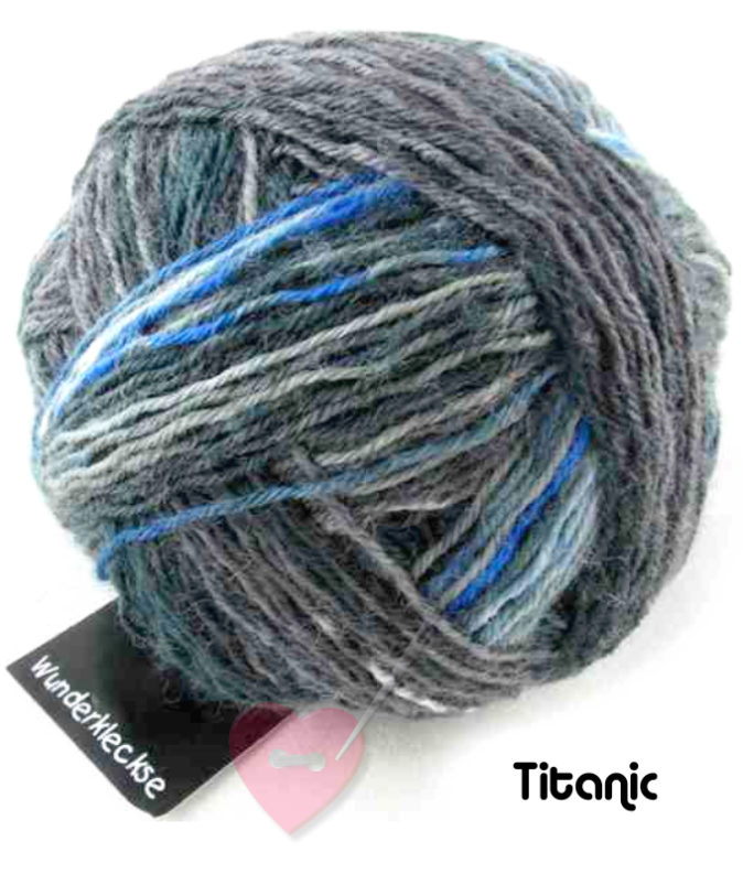 Schoppel Wunderklecks - kunstvoll bemaltes Sockengarn Farbe 2150 Titanic