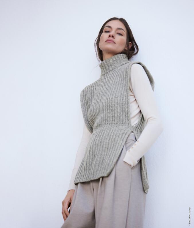 Lana Grossa Lookbook 15 Modell 12 Cool Merino