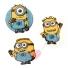 Minions © Aufnäher zum bügeln und nähen - Minion klein, breit