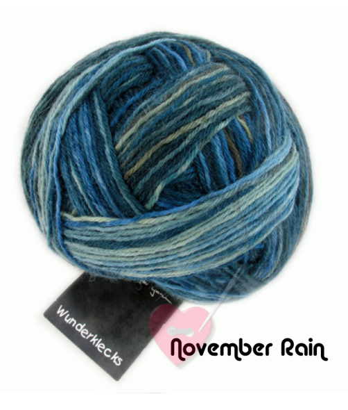 Schoppel Wunderklecks - kunstvoll bemaltes Sockengarn Färbung: November Rain