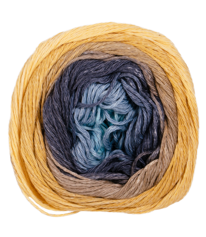 Pro Lana 1-2-3 Ideen 100g Farbe: 022 gelb-blau