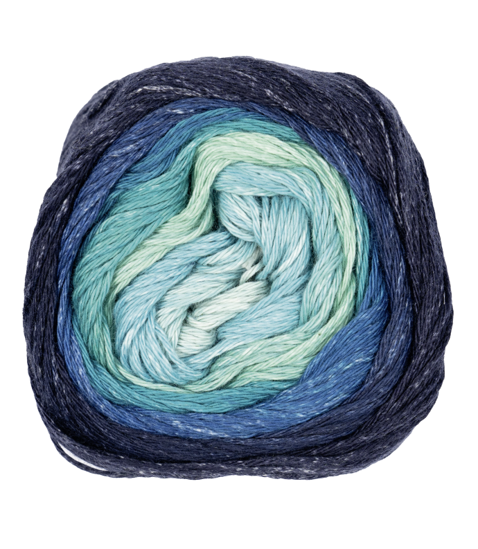 Pro Lana 1-2-3 Ideen 100g Farbe: 030 türkis-dunkelblau