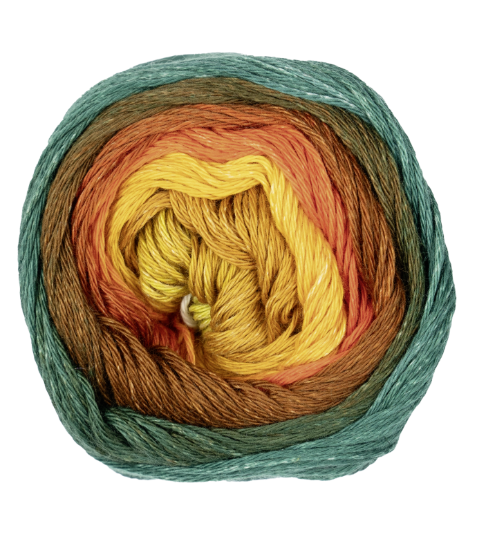 Pro Lana 1-2-3 Ideen 100g Farbe: 032 orange-grün