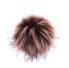 Kunstfellpompon 12-14cm - die tierfreundliche Pelz-Bommelvariante Farbe: berry