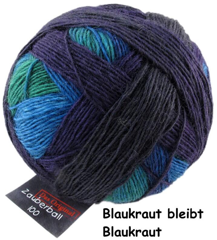 Schoppel Wolle Lace Ball 100 - 100g Lacegarn aus Merinowolle Farbe 2179 Blaukraut bleibt Blaukraut