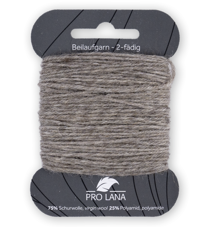 Pro Lana Stopf- und Beilaufgarn 2-fädig 41m 5g Farbe: 2070 Holz meliert