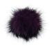 Kunstfellpompon 12-14cm - die tierfreundliche Pelz-Bommelvariante Farbe: Purple