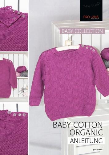 Pro Lana Baby Cotton organic Musterbeispiel Modell A85 Babypullover