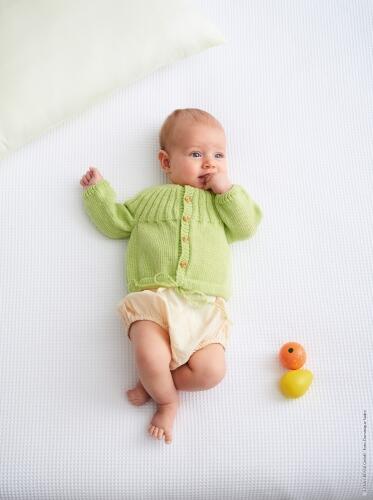 Lana Grossa Infanti Edition 03 Modell 25 Jacke Cool Wool Baby