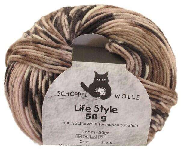 Schoppel Wolle Life Style magic - Wolle extra fein vom Merinoschaf Farbe: Mint-Grau