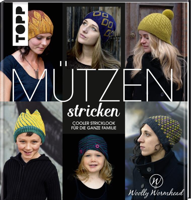 Buch - Mützen stricken von Wooly Wormhead