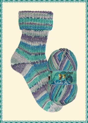 Opal Sockenwolle "Fantastic SKY " 150g 6-fach Sockengarn Farbe: 11221 leuchtender Sternenregen