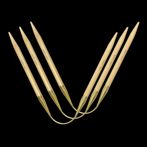 Addi CraSy Trio Bamboo Bambusstricknadeln LONG 30cm lang