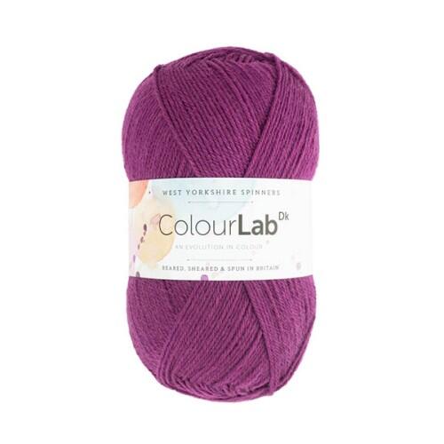 West Yorkshire Spinners ColourLab DK Unis Farbe: 362 Perfeclty Plum