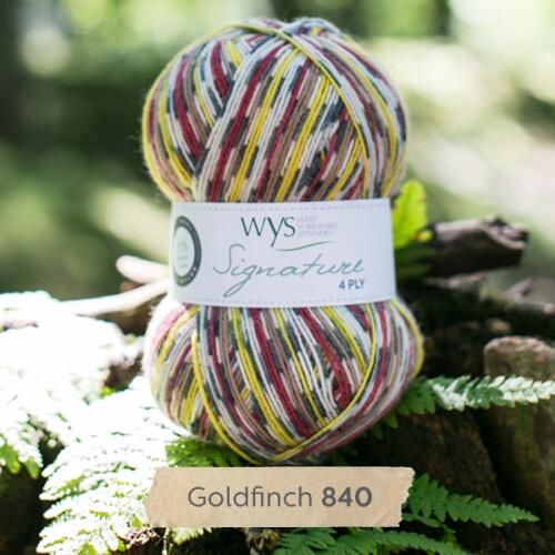 West Yorkshire Spinners Signature 4ply "Country Birds " Farbe: Goldfinch