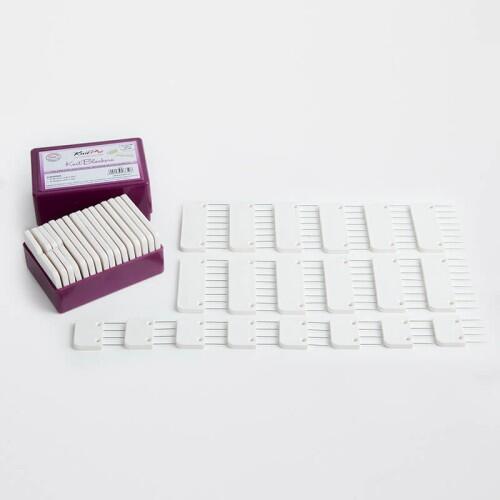Knit Pro Knit Blockers - Weiße Kammnadeln mit Box
