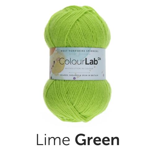 West Yorkshire Spinners ColourLab DK Unis Farbe: 198 lime green