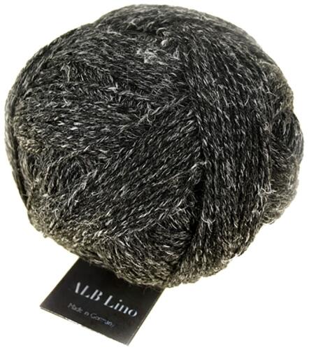 Schoppel Wolle ALB Lino - heimische Wolle trifft Leinen Farbe: Schwarzmelange