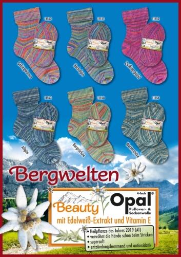 Opal Beauty "Bergwelten" 4fach Sockengarn 100g