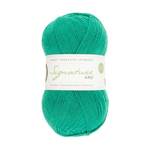 West Yorkshire Spinners Signature 4ply Unis 100g Farbe: 333 Blue Raspberry