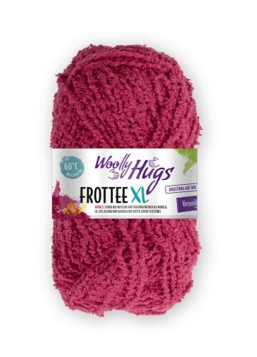 Woolly Hugs Frottee XXL - Kettgarn aus Baumwolle Farbe 131 kirsche