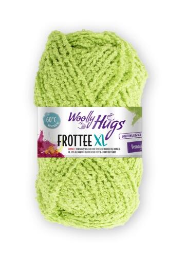 Woolly Hugs Frottee XXL - Kettgarn aus Baumwolle Farbe 174 apfel