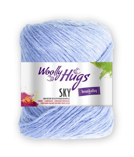 Woolly Hugs Sky - Kettgarn aus Baumwolle Farbe: 55 Blau