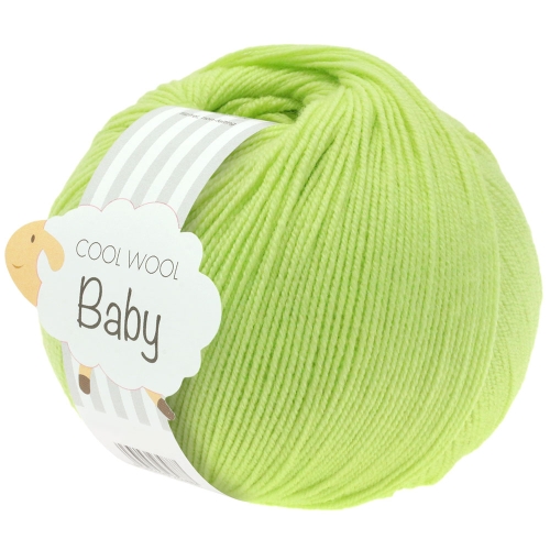 Lana Grossa Cool Wool Baby - extrafeines Merinogarn Farbe: 228 limette