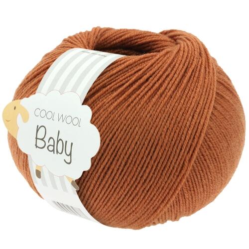 Lana Grossa Cool Wool Baby - extrafeines Merinogarn Farbe: 291 rost