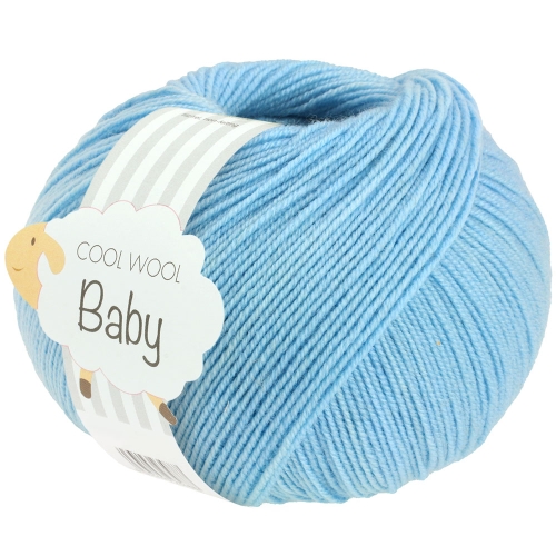 Lana Grossa Cool Wool Baby 50g Farbe: 298 himmelblau