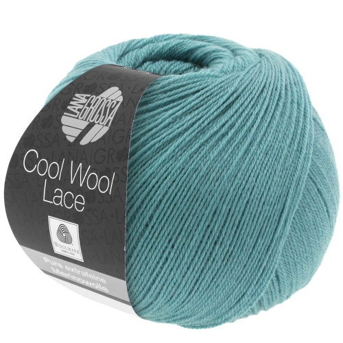 Lana Grossa Cool Wool Lace Farbe: 05 minttürkis