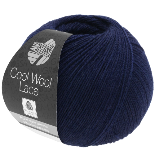 Lana Grossa Cool Wool Lace Farbe: 23 nachtblau