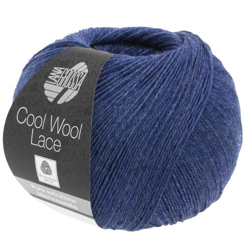 Lana Grossa Cool Wool Lace 50g Farbe: 33 Tintenblau