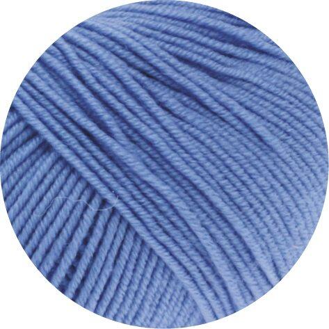 Lana Grossa Cool Wool uni - extrafeines Merinogarn Farbe: 463 kornblume