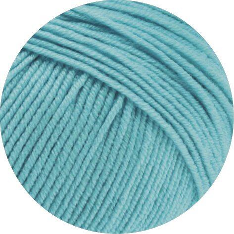 Lana Grossa Cool Wool uni - extrafeines Merinogarn Farbe: 2048 mintblau