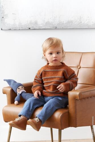 Filati Infanti 17 - Zauberhafte Babymode Modellbeispiel Kinderpullover Cool Wool Big