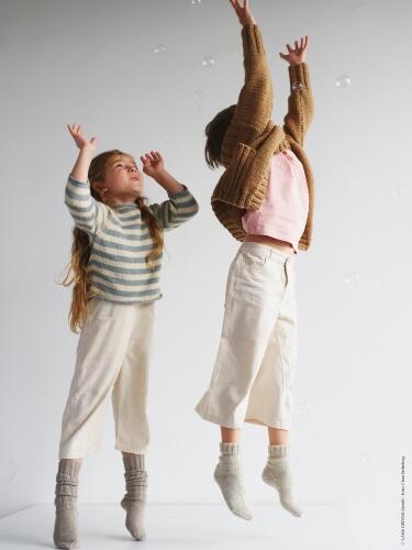 Lana Grossa Heft Kids Nr. 12 Modell 35, 37 und 38 Pullover , Jacke und Socken