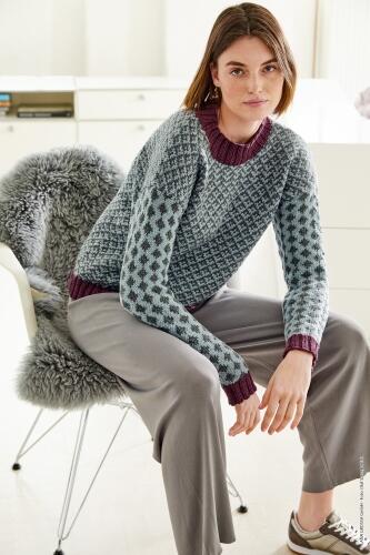 Lana Grossa Heft Merino Edition Nr. 2 Modell 30 Pullover Cool Wool Big