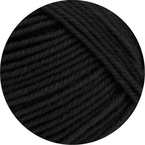 Lana Grossa Meilenweit 50 Cashmere - Sockengarn mit Cashmere Farbe: 8 Schwarz