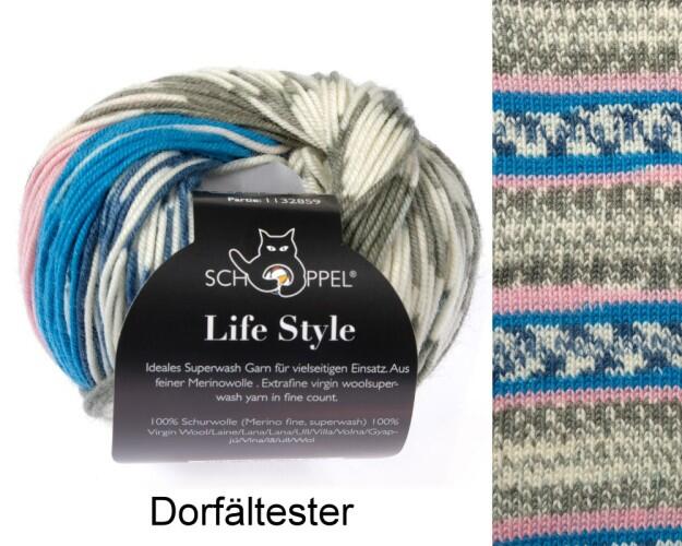 Schoppel Wolle Life Style 50g - Norwegereffekt Farbe: 2572 Dorfältester