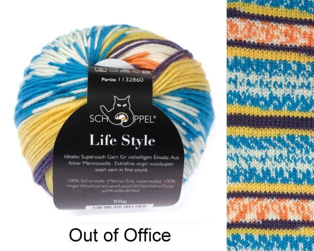 Schoppel Wolle Life Style 50g - Norwegereffekt Farbe: 2574 Out of Office